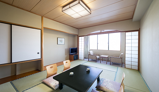 Japanese-style room ocean view