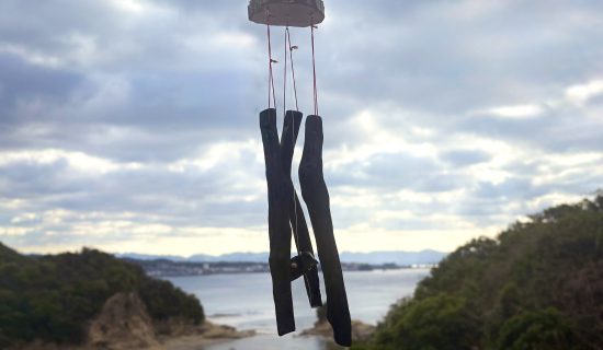 Making Kishu Binchotan wind chimes