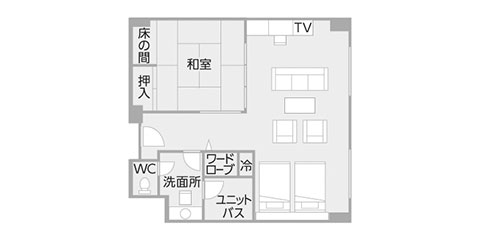 房間布局圖|和歌山南部美爵溫泉度假酒店【官方】